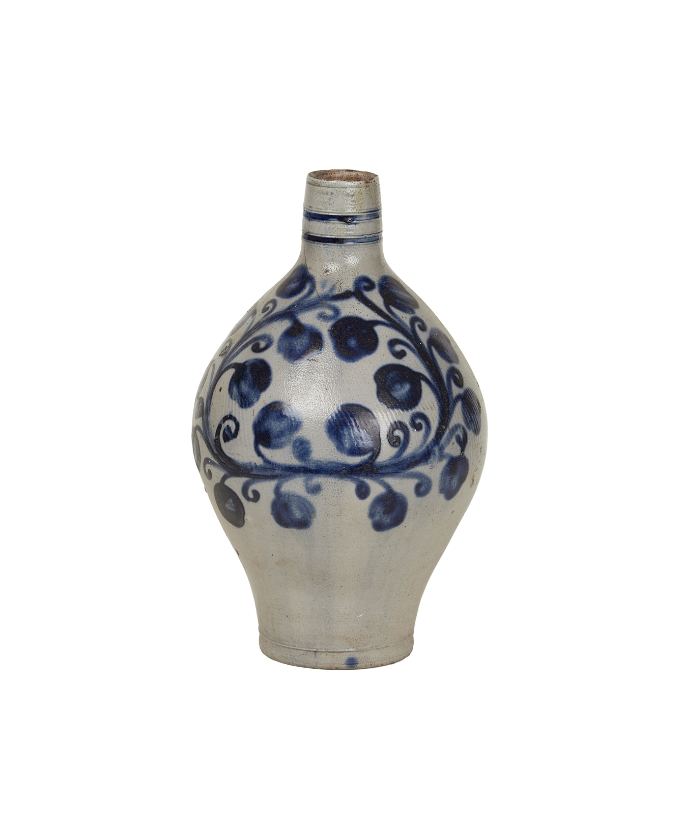 Antique Jug - Blue Alsace Glaze from France made of Ceramic