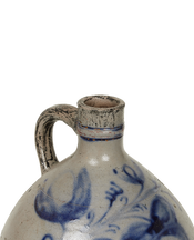 Jug - Blue Alsace Glaze