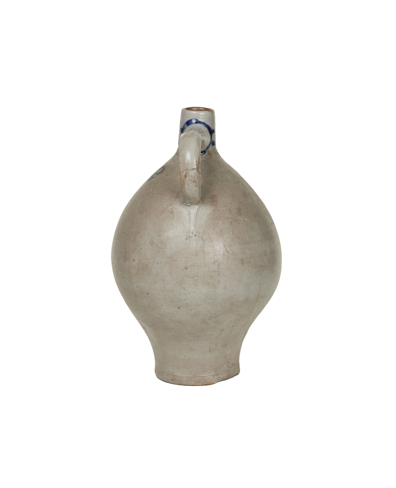 Antique Jug - Blue Alsace Glaze from France made of Ceramic