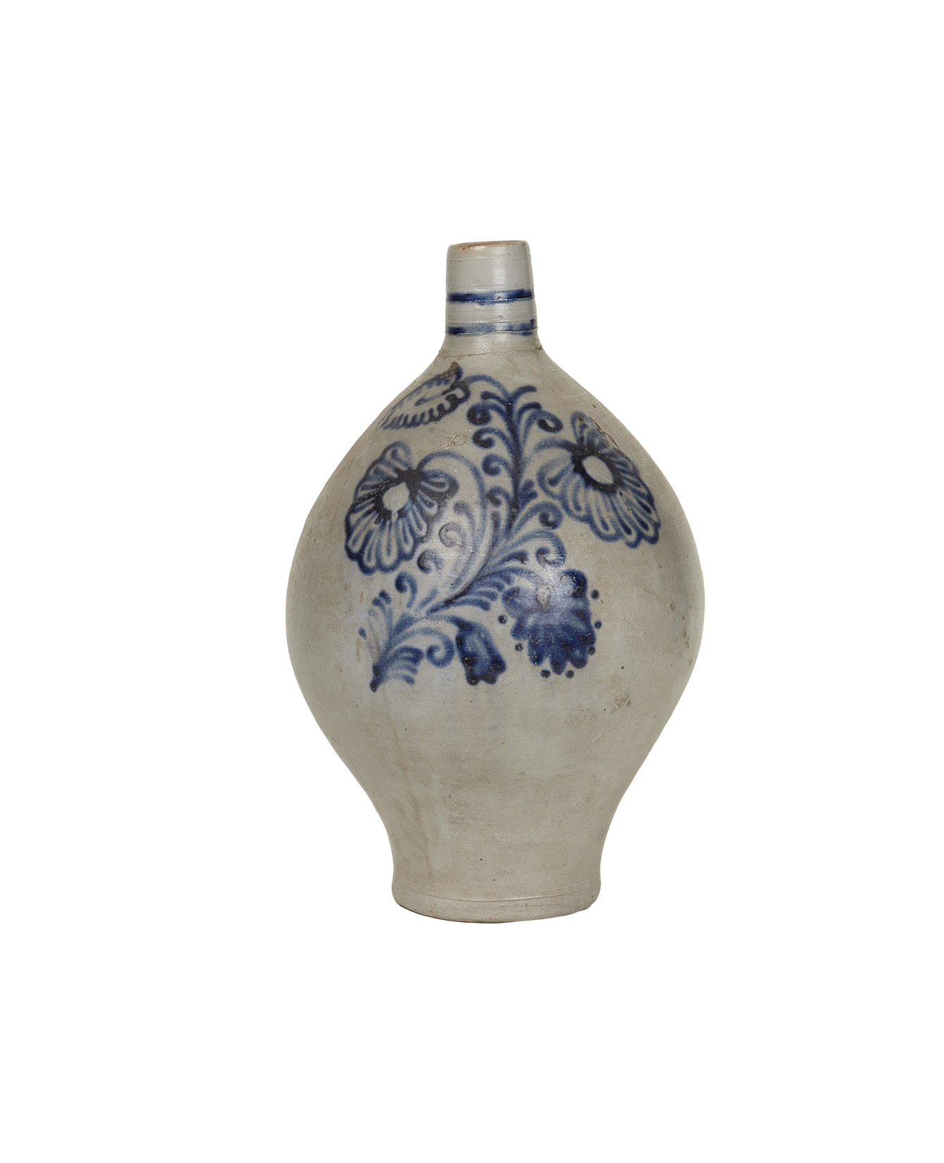 Antique Jug - Blue Alsace Glaze from France made of Ceramic