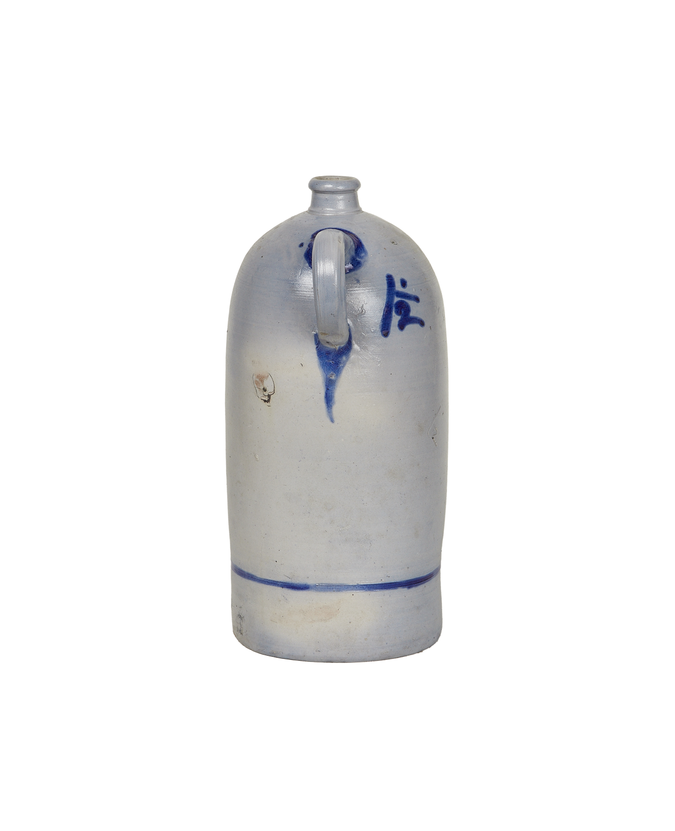Antique Jug - Blue Alsace Glaze from France made of Ceramic
