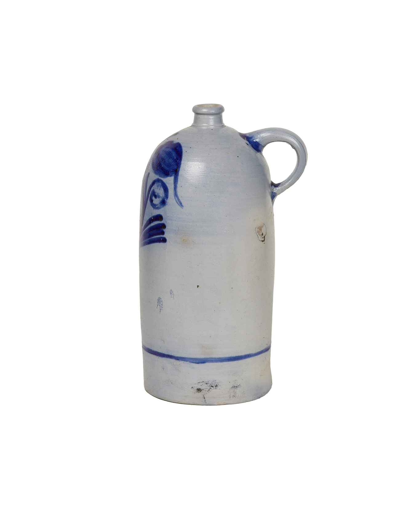 Antique Jug - Blue Alsace Glaze from France made of Ceramic