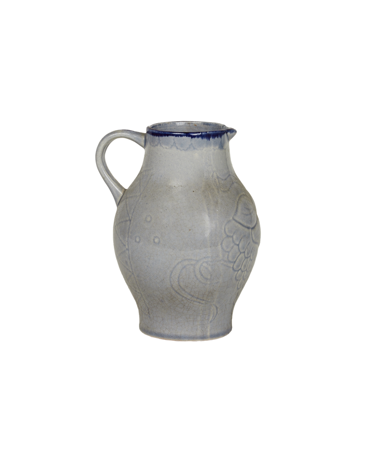 Pitcher - Blue Alsace Glaze