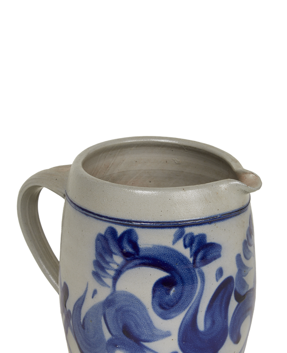 Pitcher - Blue Alsace Glaze