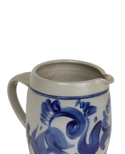 Pitcher - Blue Alsace Glaze