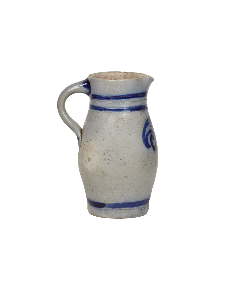 Pitcher - Blue Alsace Glaze