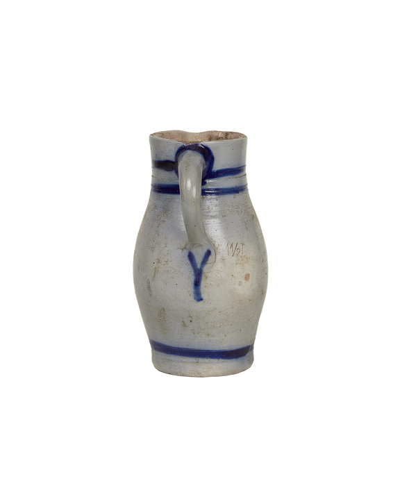 Pitcher - Blue Alsace Glaze