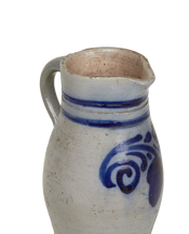 Pitcher - Blue Alsace Glaze