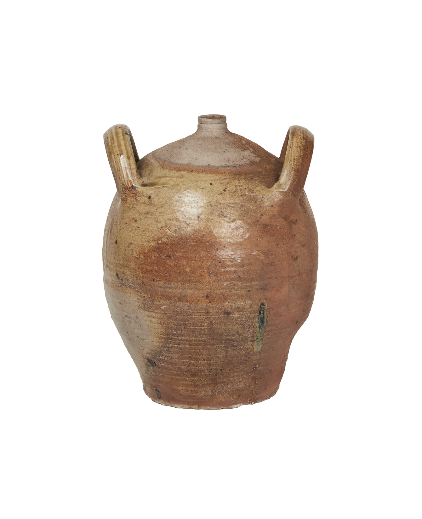 Antique Stoneware Jug from France made of Ceramic