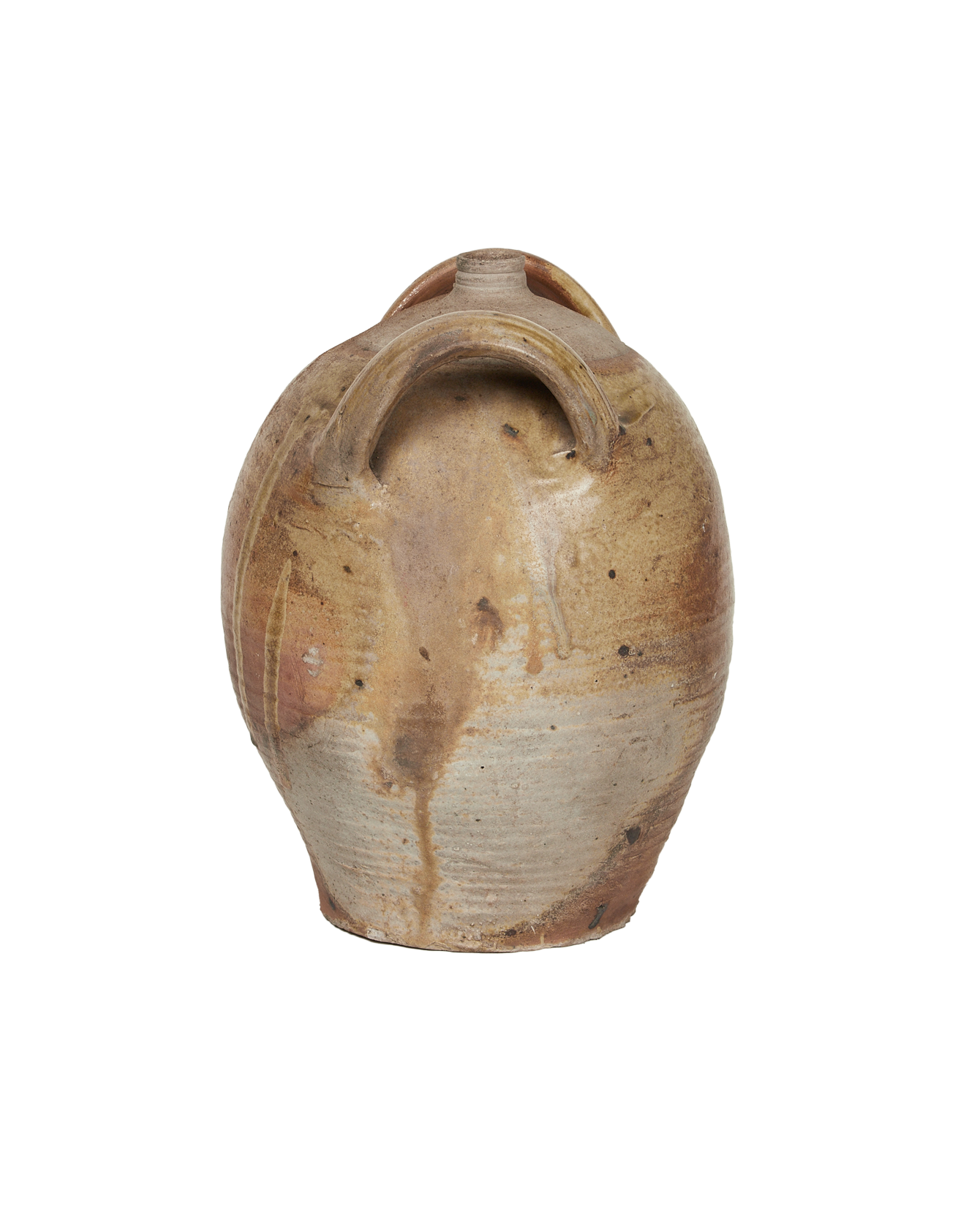 Antique Stoneware Jug from France made of Ceramic