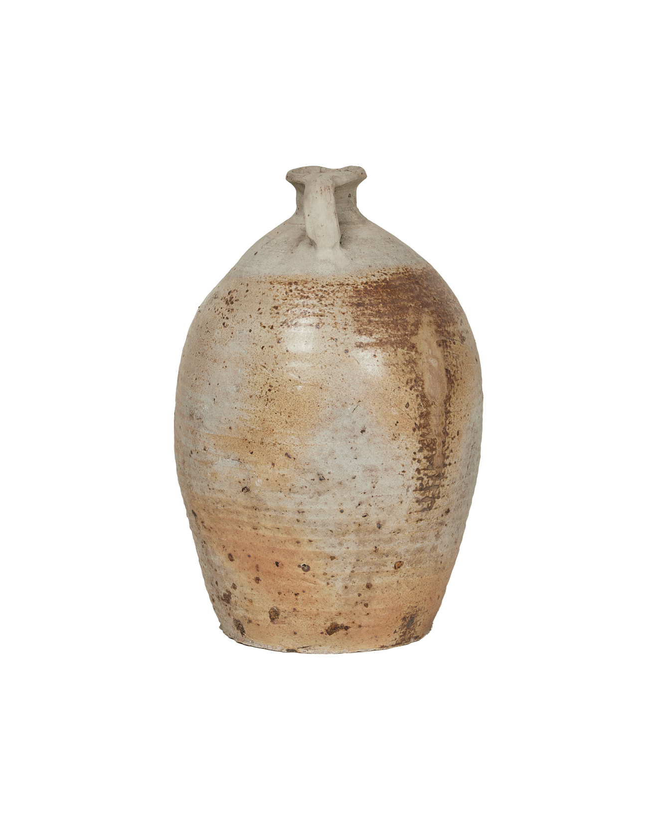 Antique Stoneware Jug from France made of Ceramic