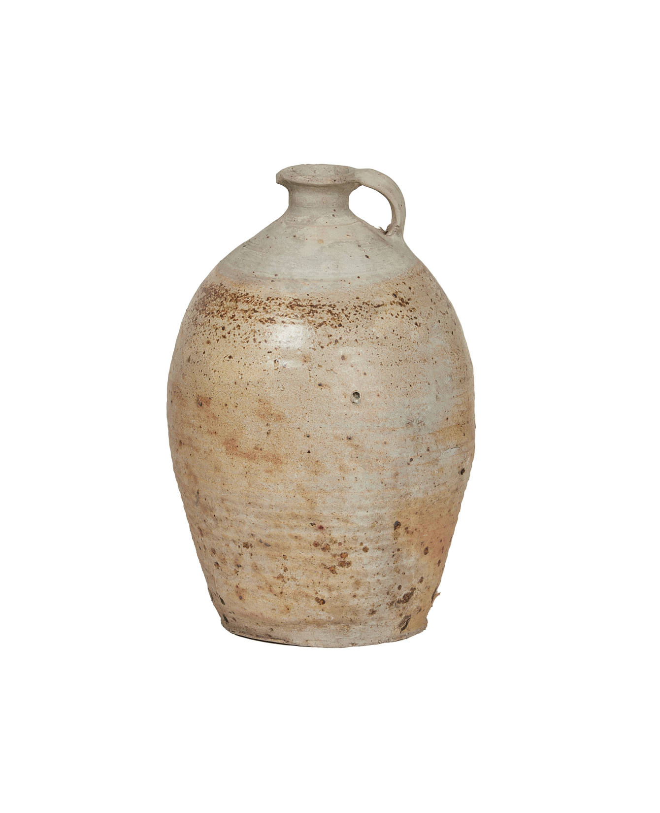 Antique Stoneware Jug from France made of Ceramic