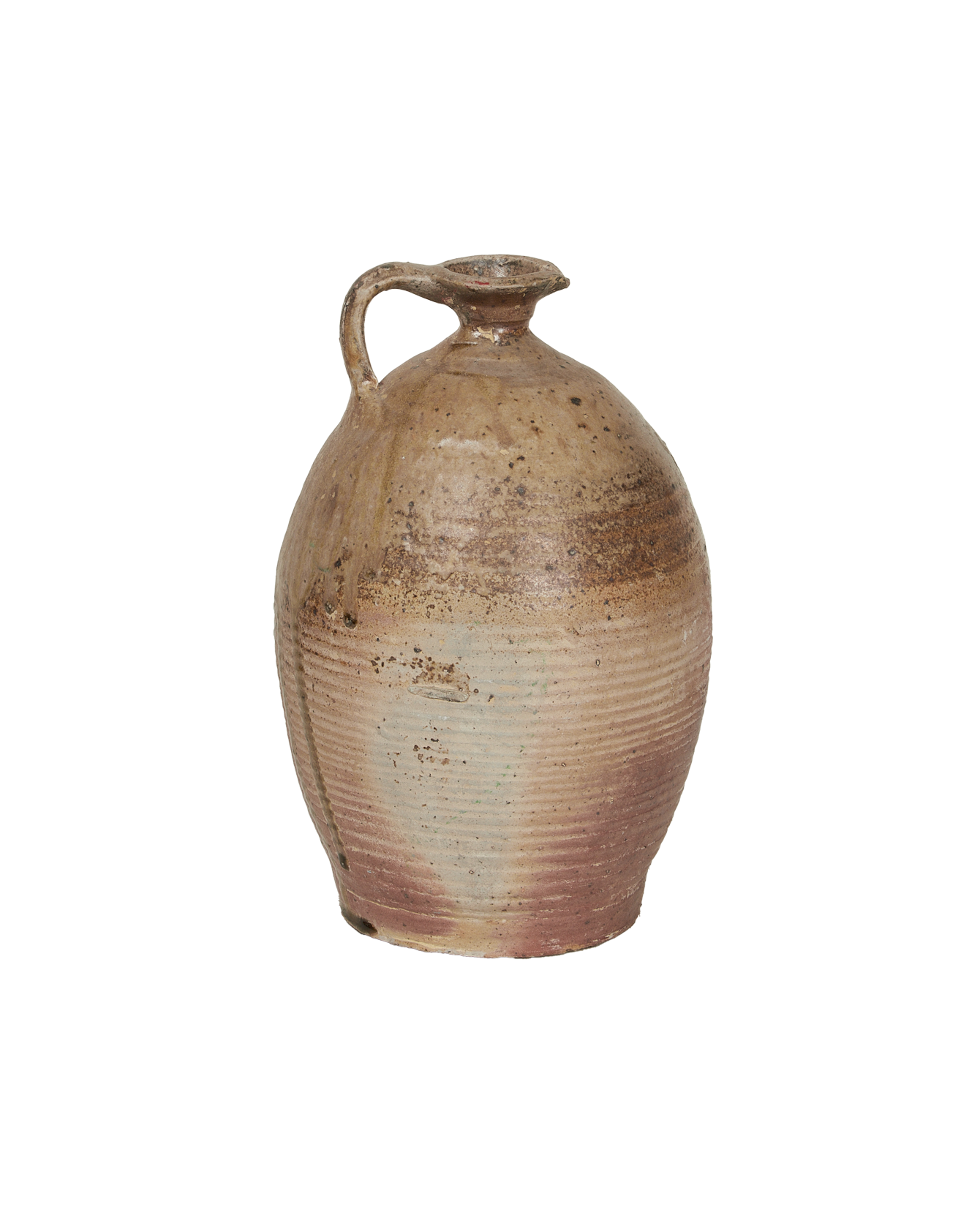 Antique Stoneware Jug from France made of Ceramic