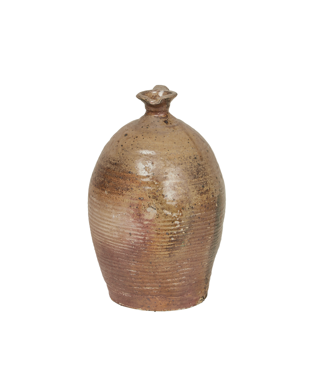 Antique Stoneware Jug from France made of Ceramic
