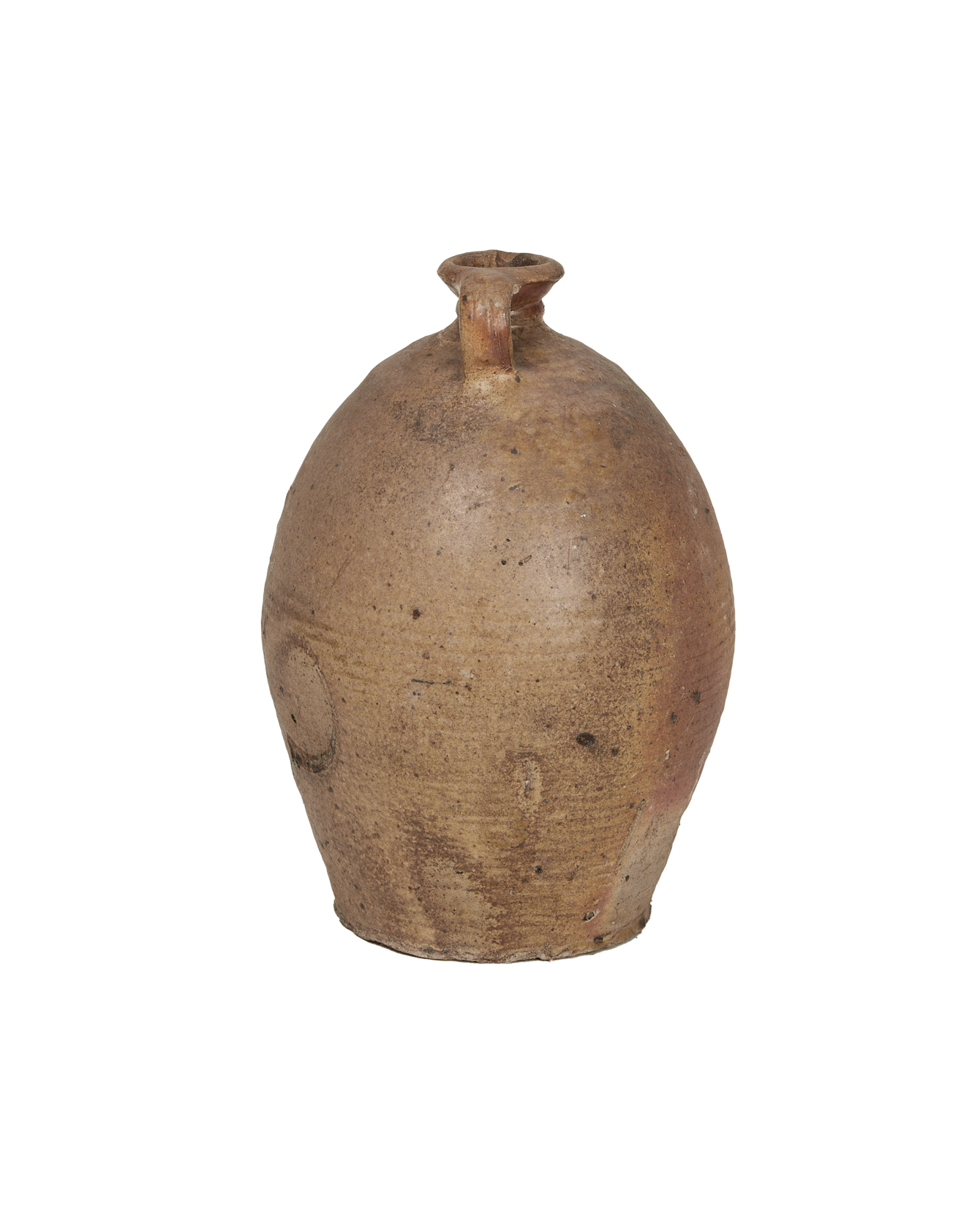 Antique Stoneware Jug from France made of Ceramic