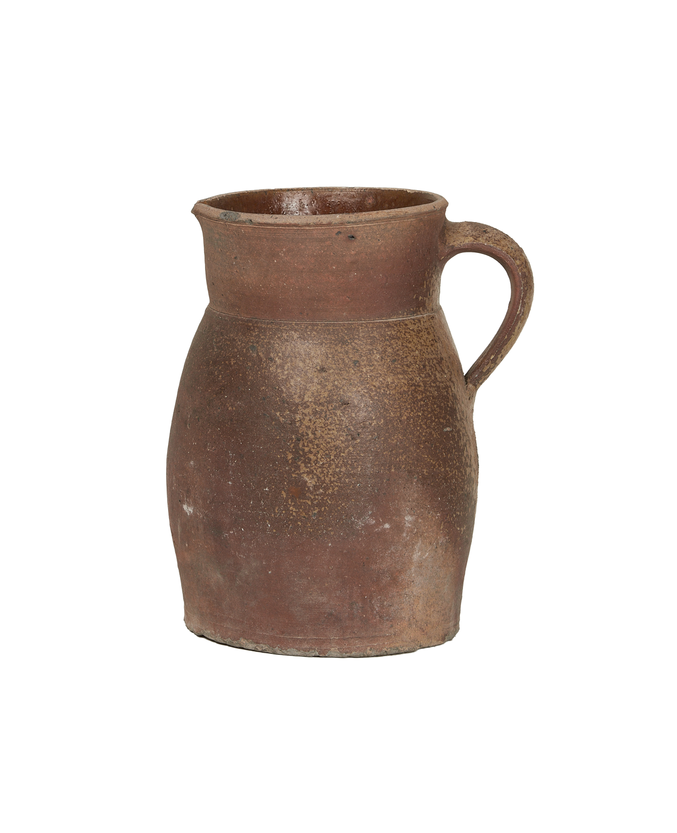Antique Stoneware Pitcher from France made of Ceramic