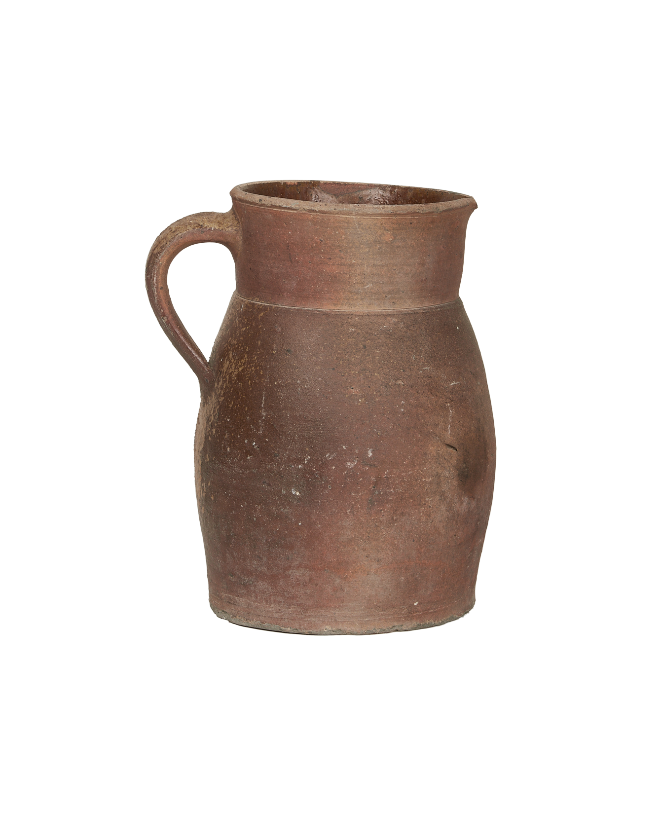 Antique Stoneware Pitcher from France made of Ceramic