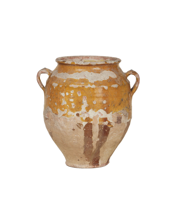 Confit Jar - Yellow Ochre Glaze
