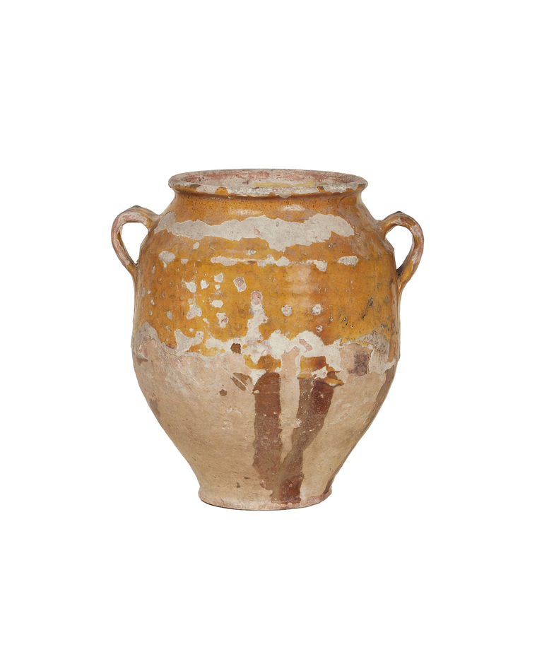 Confit Jar - Yellow Ochre Glaze