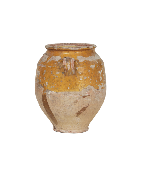 Confit Jar - Yellow Ochre Glaze