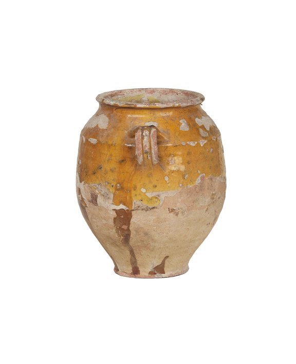 Confit Jar - Yellow Ochre Glaze