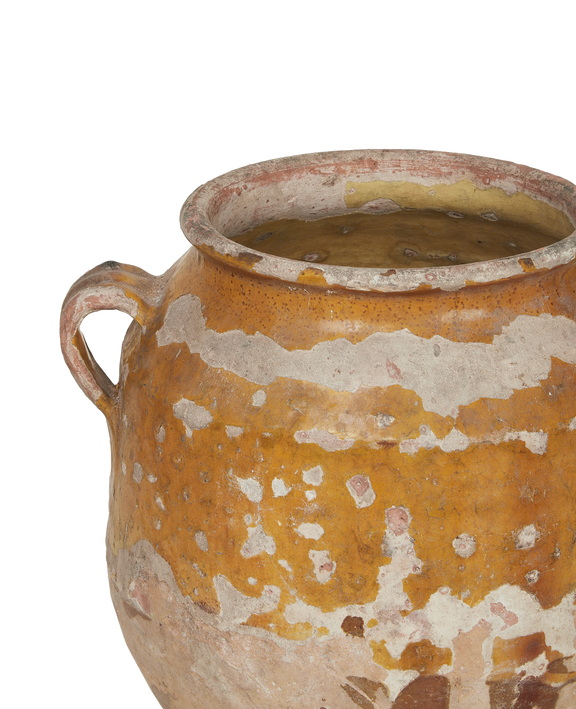 Confit Jar - Yellow Ochre Glaze