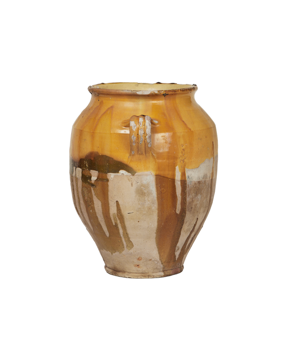Confit Jar - Yellow Ochre Glaze