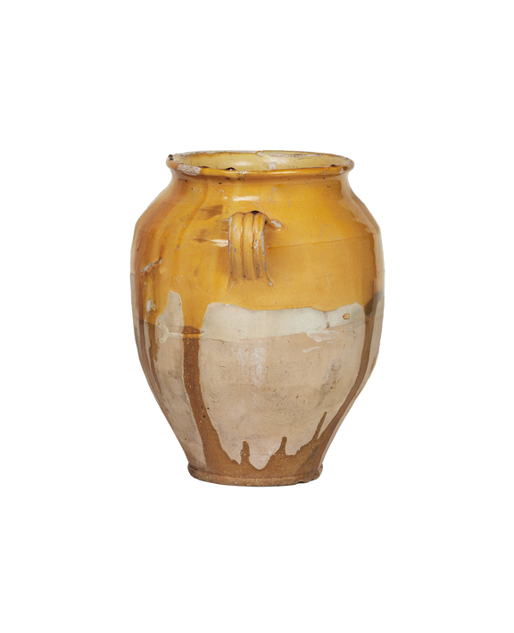 Confit Jar - Yellow Ochre Glaze