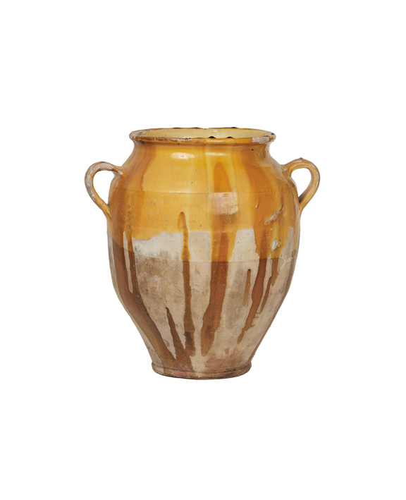 Confit Jar - Yellow Ochre Glaze