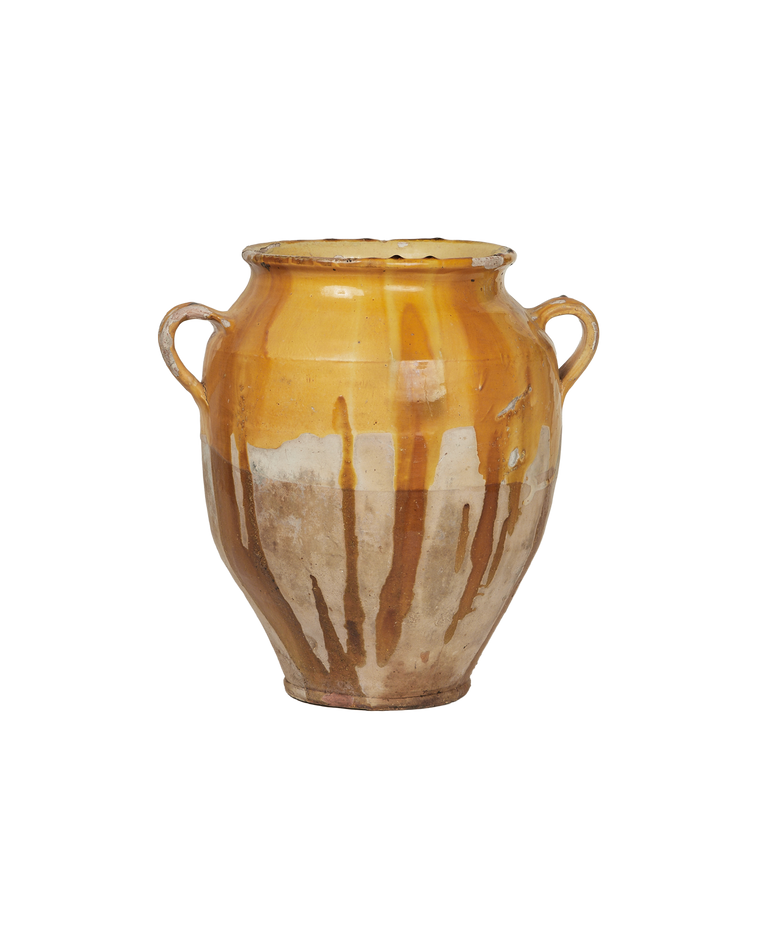 Confit Jar - Yellow Ochre Glaze