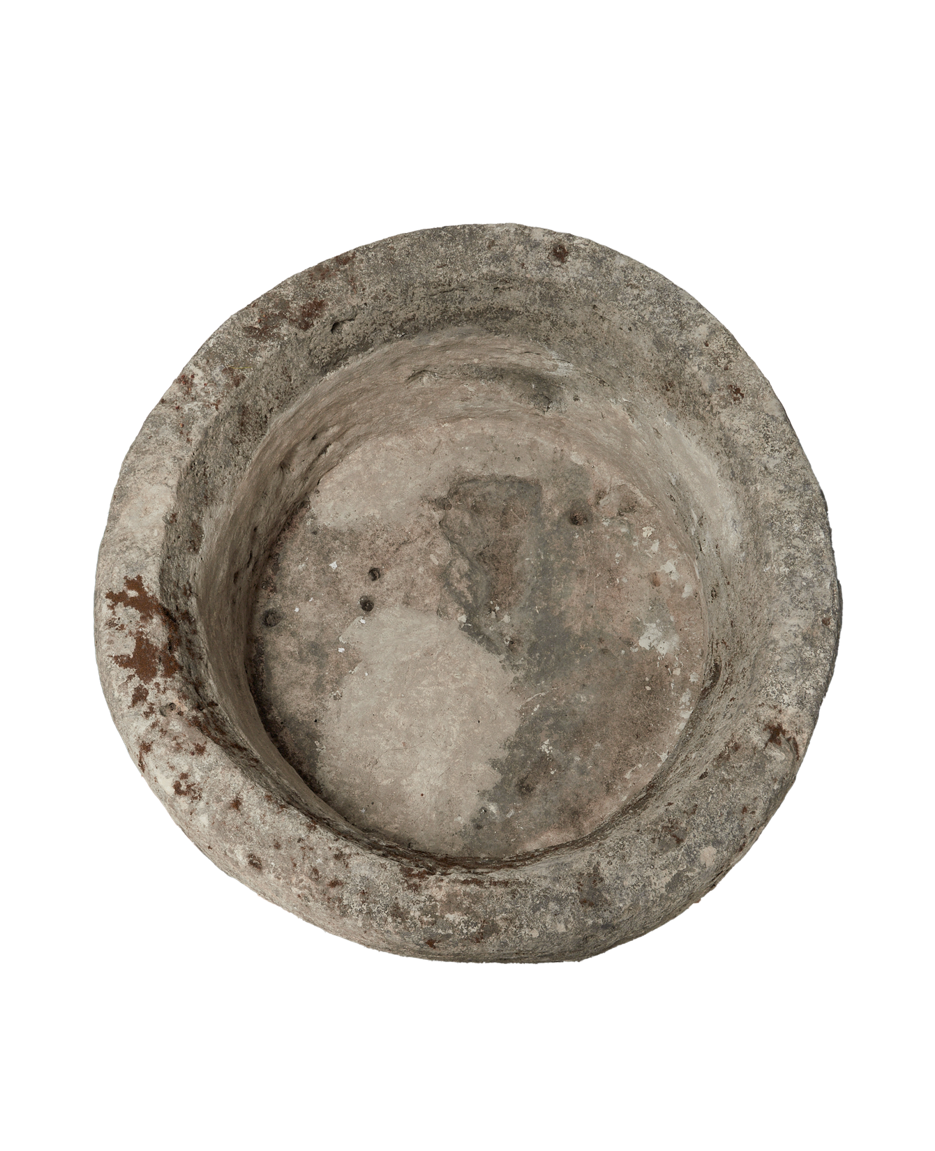 Vintage Limestone Trough - Round from Indonesia - Planters, Fountains, & Water Features