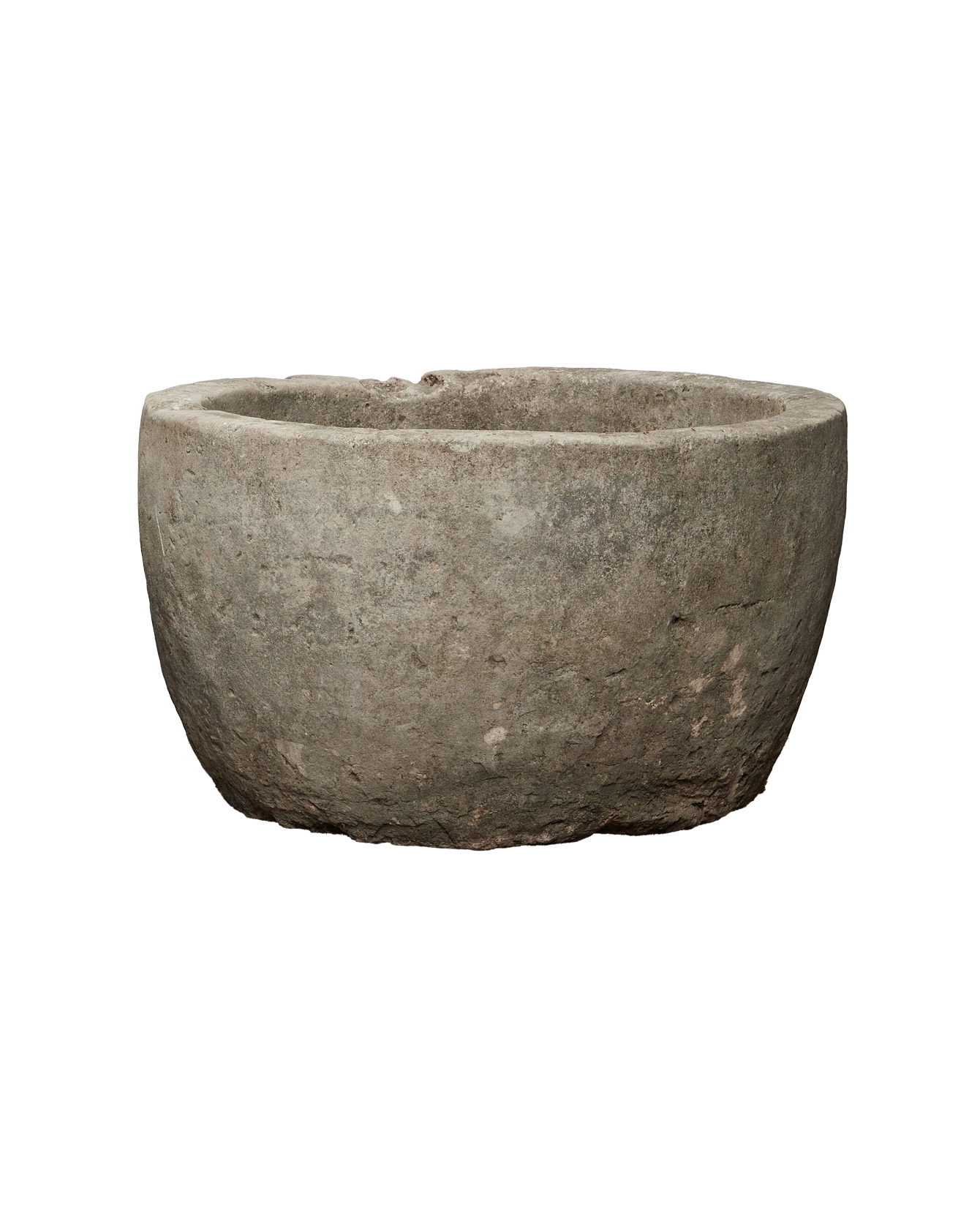 Vintage Limestone Trough - Round from Indonesia - Planters, Fountains, & Water Features