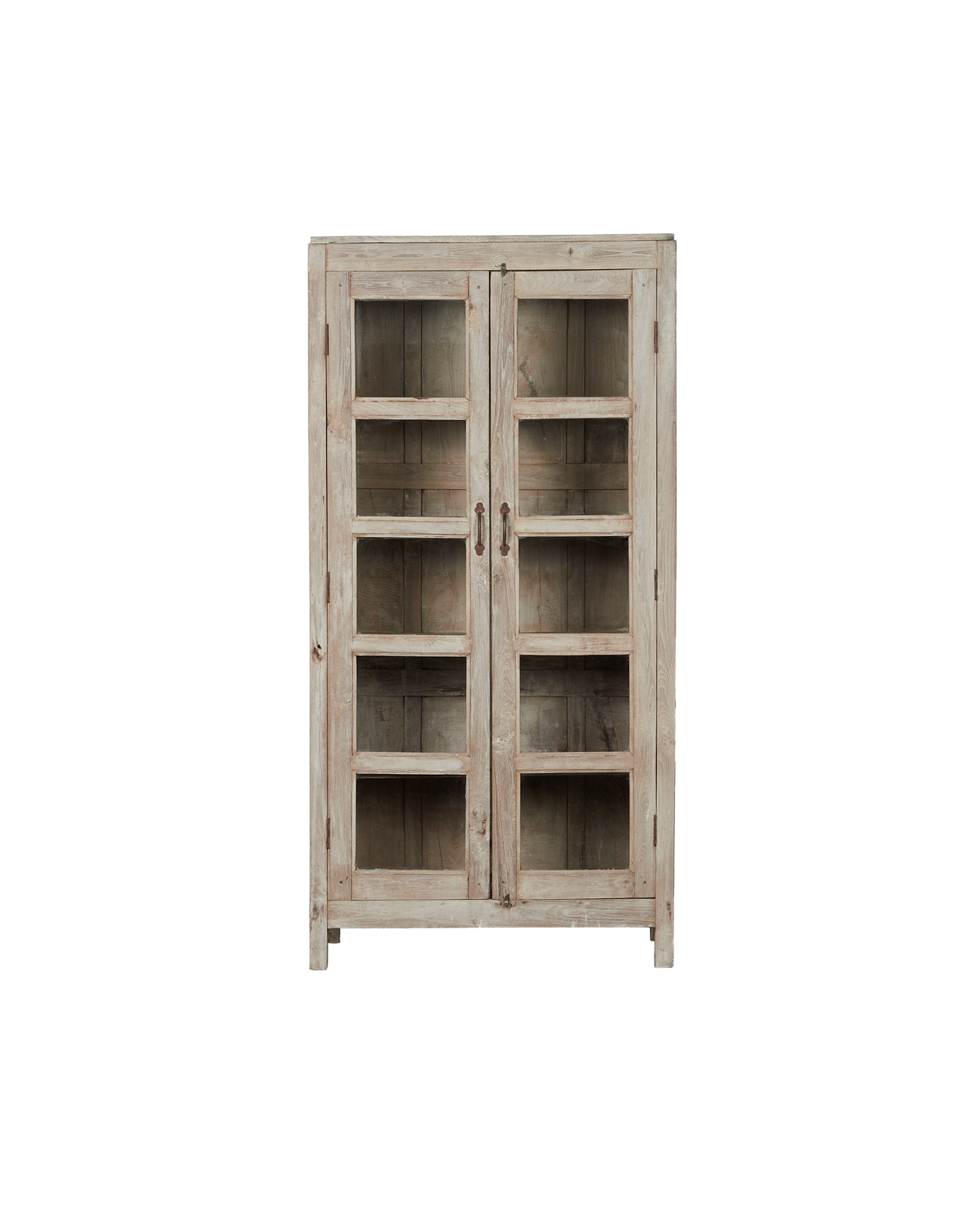 Vintage Wood Cabinet - Bleached from India made of Wood