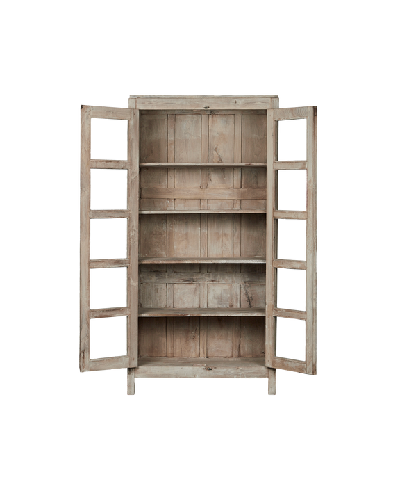Wood Cabinet - Bleached
