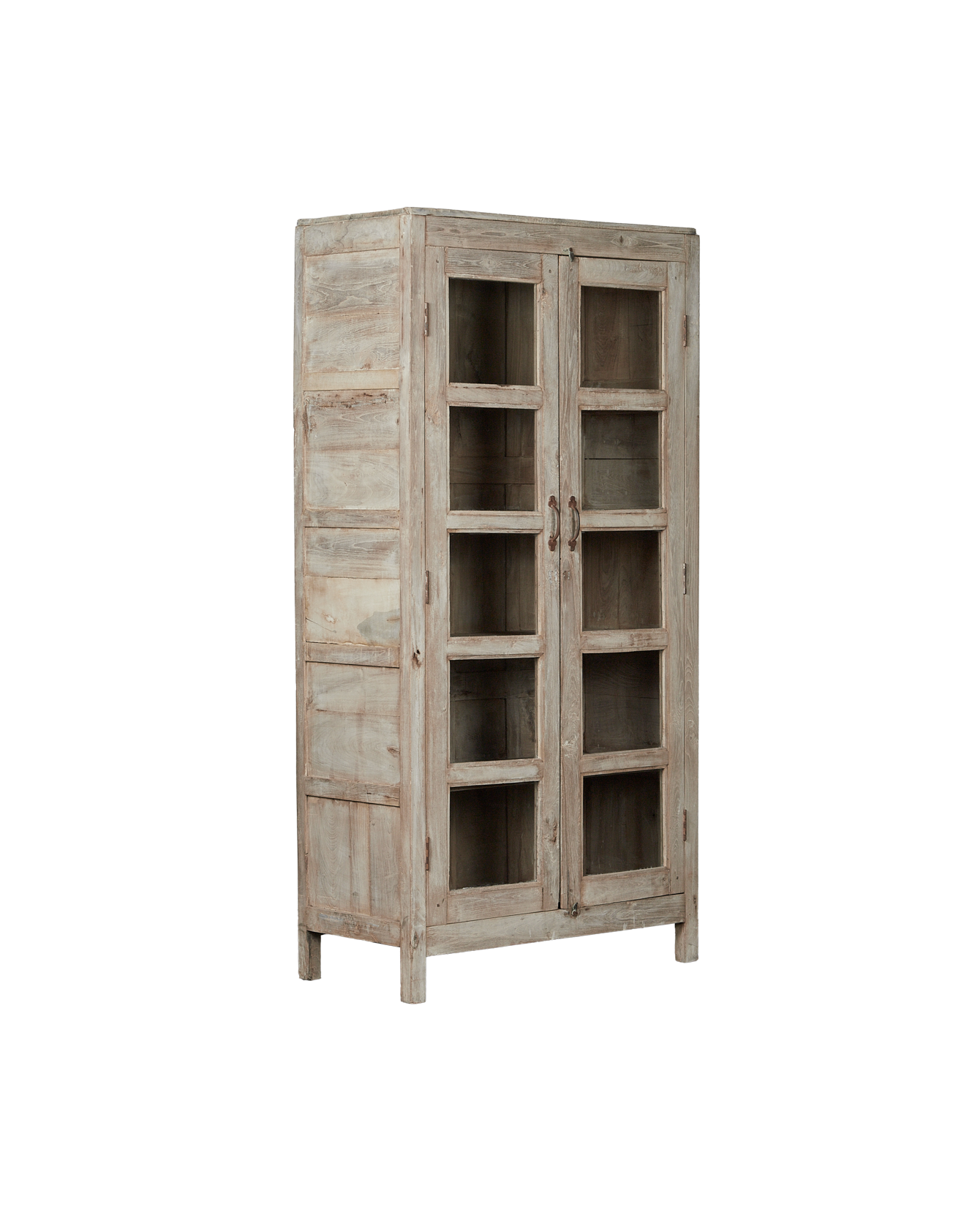Vintage Wood Cabinet - Bleached from India made of Wood
