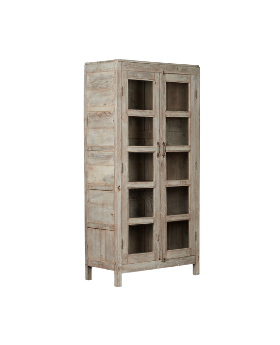 Wood Cabinet - Bleached