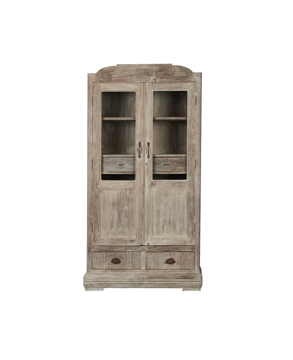 Wood Cabinet - Bleached