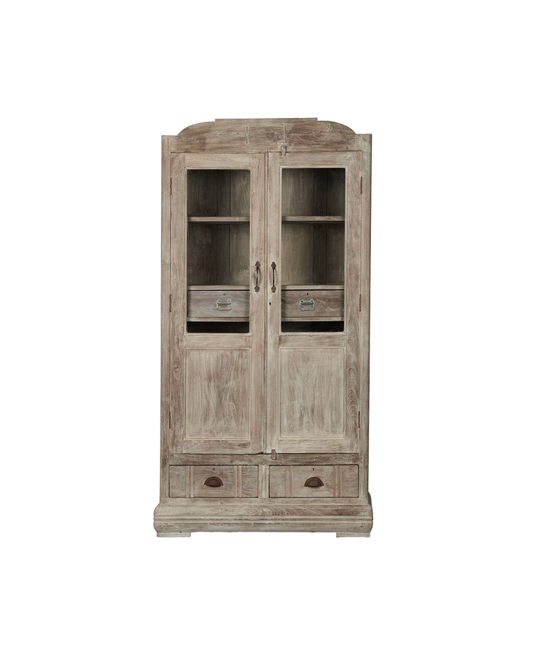 Wood Cabinet - Bleached