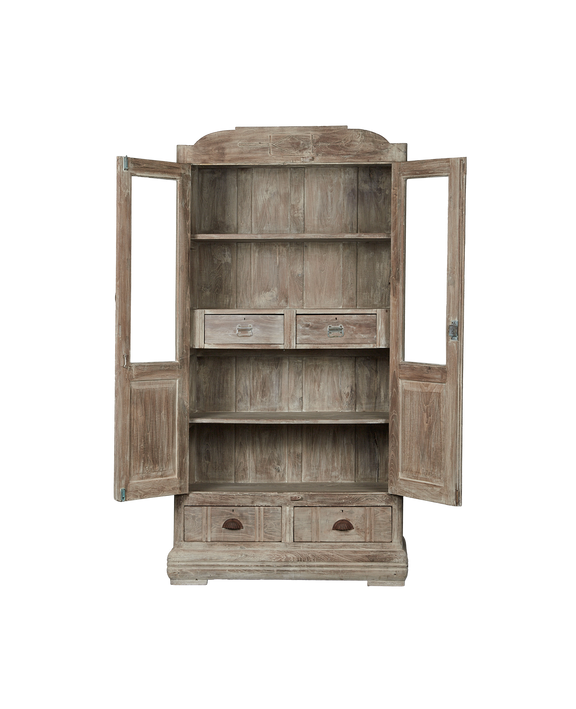 Wood Cabinet - Bleached