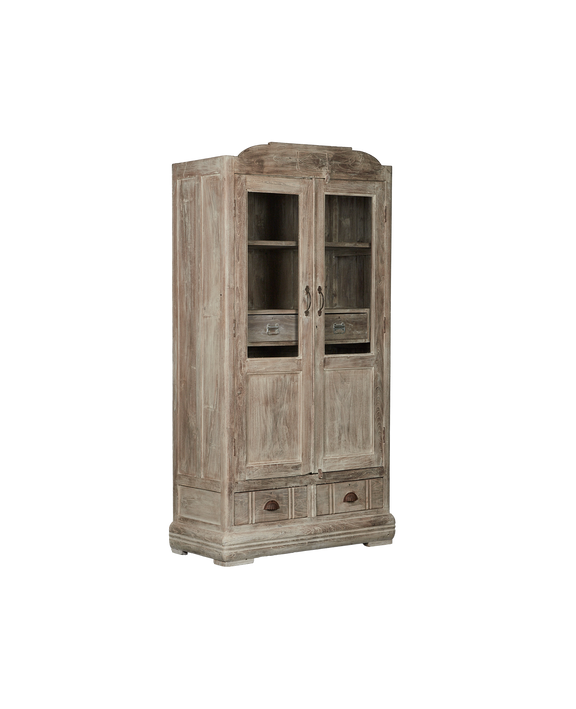 Wood Cabinet - Bleached