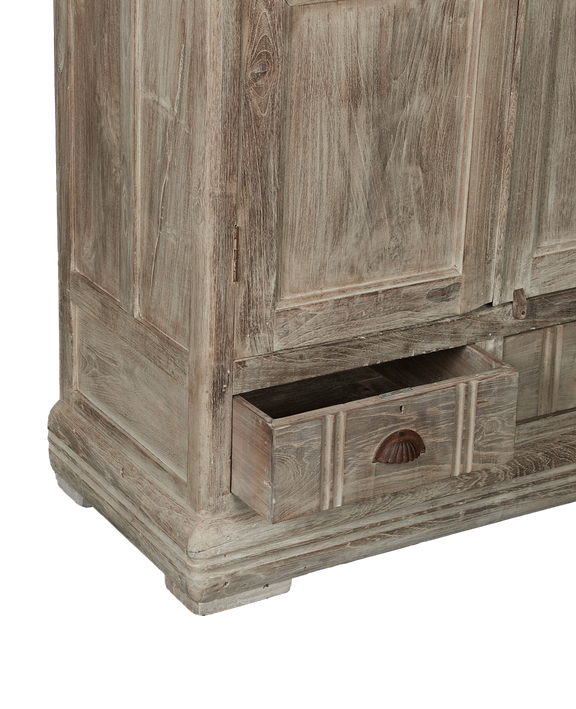 Wood Cabinet - Bleached