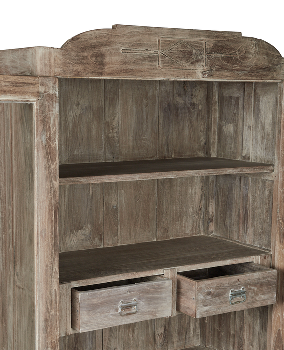 Wood Cabinet - Bleached