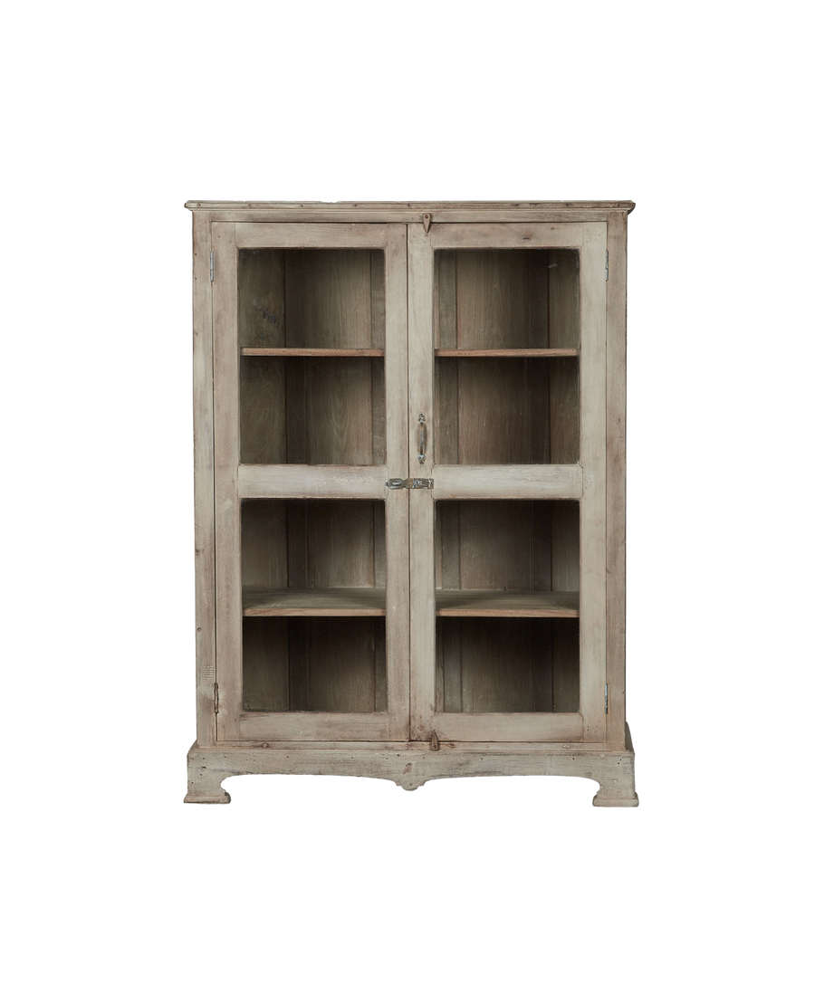 Vintage Wood Cabinet - Bleached from India made of Wood