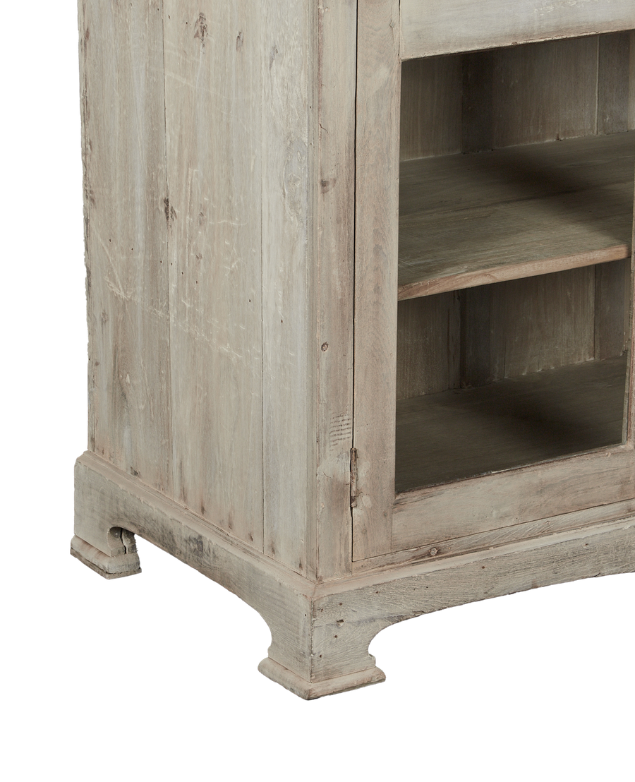 Vintage Wood Cabinet - Bleached from India made of Wood