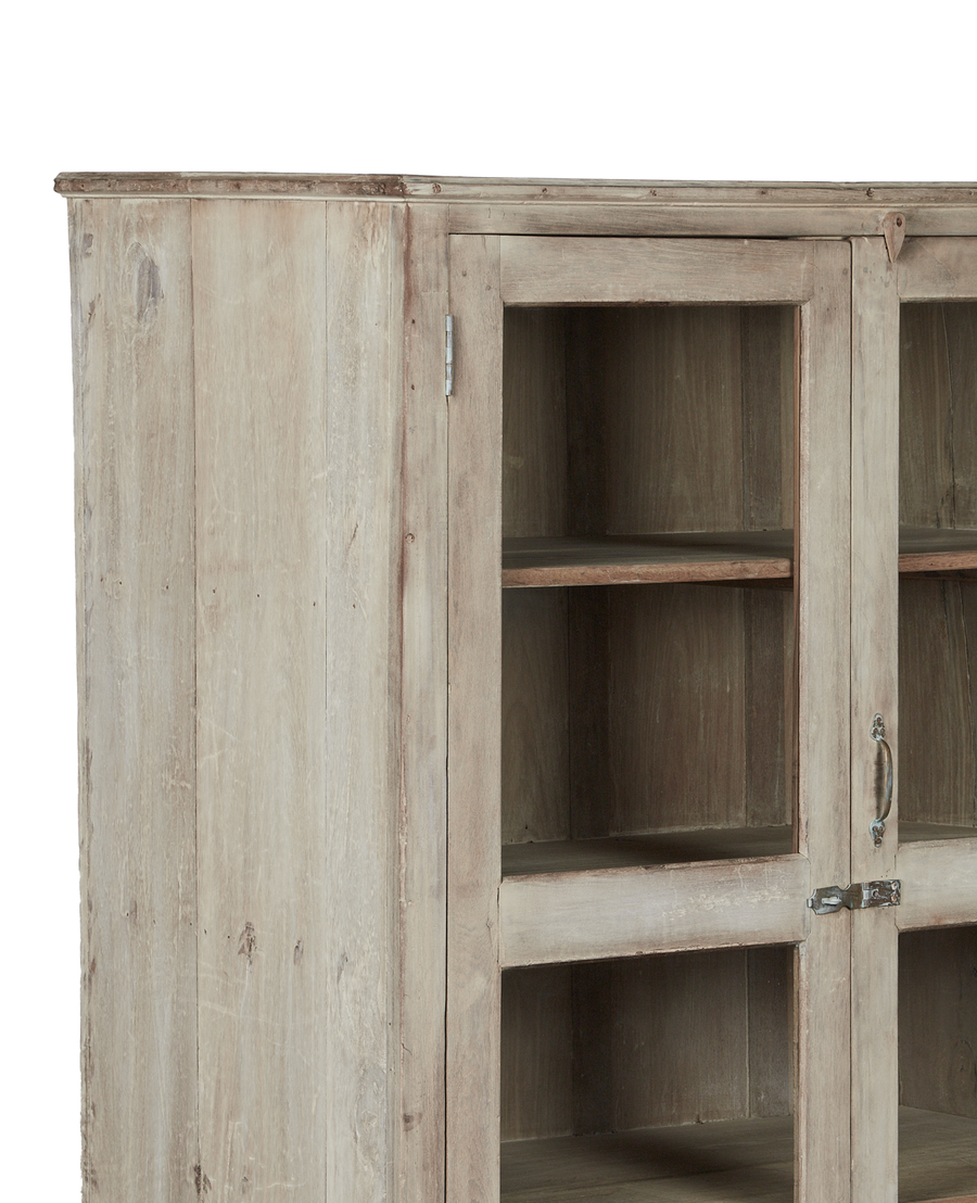 Vintage Wood Cabinet - Bleached from India made of Wood