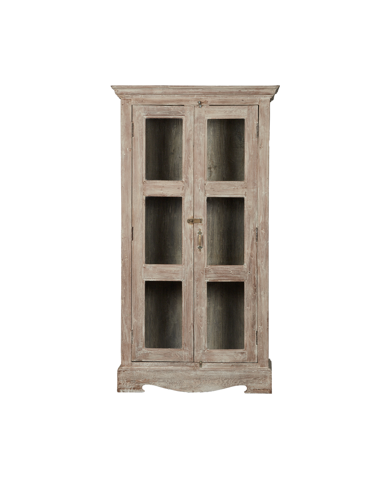 Vintage Wood Cabinet - Bleached from India made of Wood