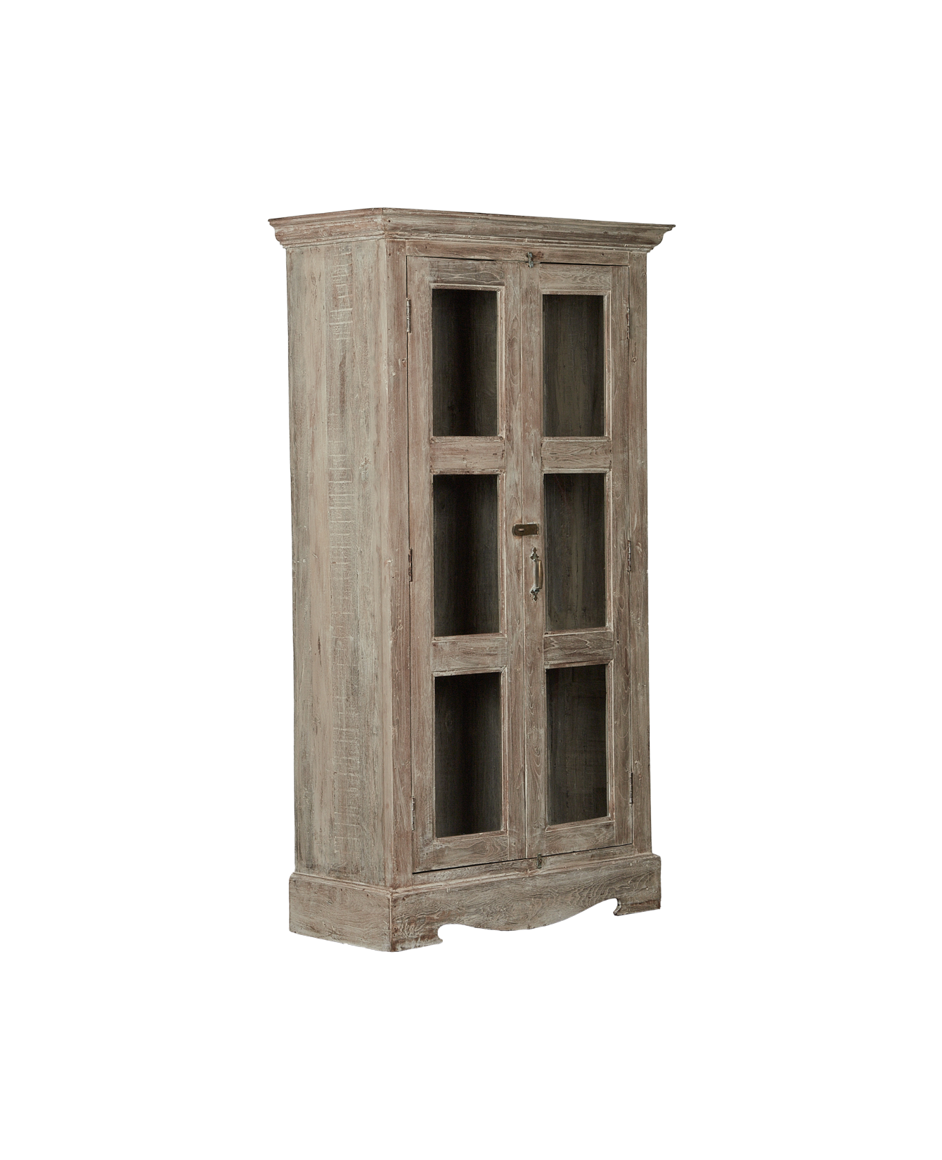 Vintage Wood Cabinet - Bleached from India made of Wood