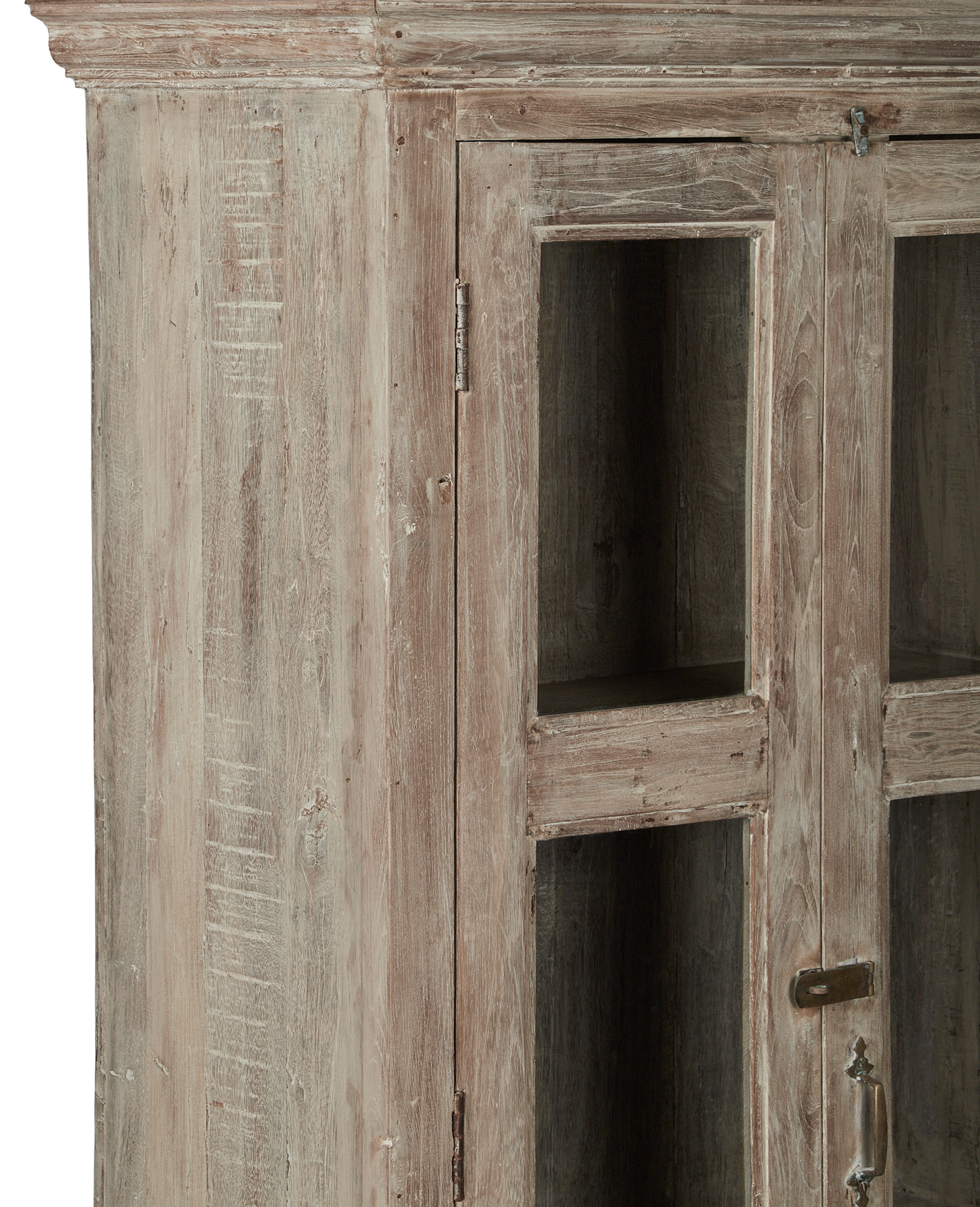 Vintage Wood Cabinet - Bleached from India made of Wood