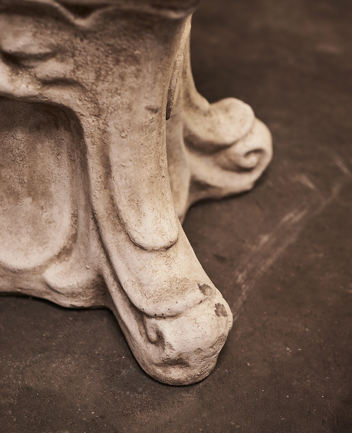 Reproduction Cast Garden Stool from Domestic made of Cement