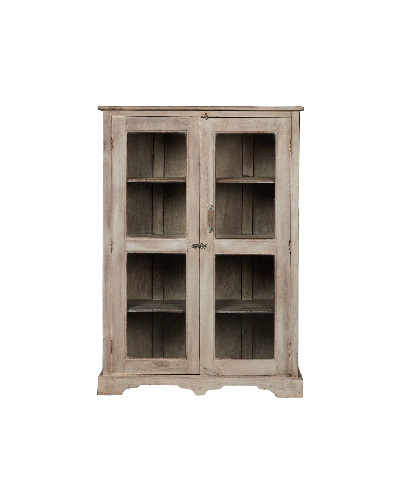 Vintage Wood Cabinet - Bleached from India made of Wood